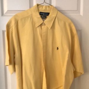 Ralph Lauren button down short sleeve shirt